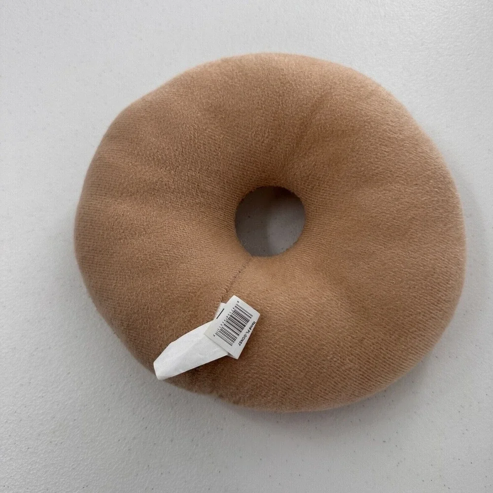 Plush Donut-Shaped‎ Embroidered Sprinkles Doughnut Frosted Stuffed Animal